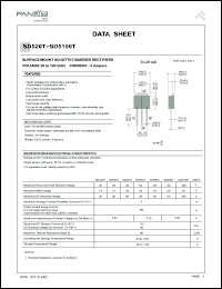 datasheet for SD520T by 