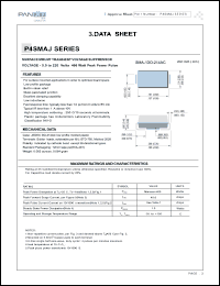 datasheet for P4SMAJ8.0C by 