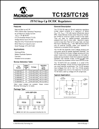 datasheet for TC125501ECTTR by Microchip Technology, Inc.