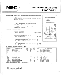 datasheet for 2SC3622 by NEC Electronics Inc.
