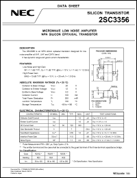 datasheet for 2SC3356 by NEC Electronics Inc.