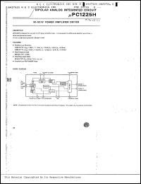 datasheet for uPC1225H by NEC Electronics Inc.
