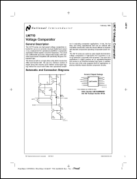 datasheet for LM710AMJ/883 by 