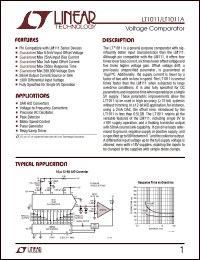 datasheet for LT1011IS8 by Linear Technology