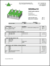 datasheet for GOA94014 by 