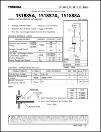 datasheet for 1S1885A by Toshiba