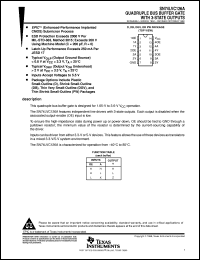 datasheet for SN74LVC126ADGVR by Texas Instruments