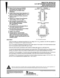 datasheet for SN74LVT125DR by Texas Instruments