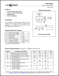 datasheet for HWL30NPA by 