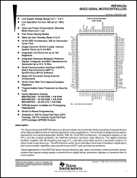 datasheet for MSP-EVK430B330 by Texas Instruments