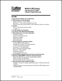 datasheet for M4LV-32/32-12VI by Lattice Semiconductor Corporation