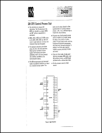 datasheet for Z8400HK1 by SGS-Thomson Microelectronics