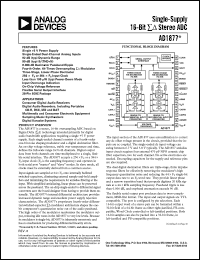 datasheet for AD1877JR by Analog Devices