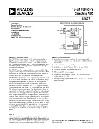 datasheet for AD677JN by Analog Devices