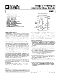 datasheet for AD650KP by Analog Devices