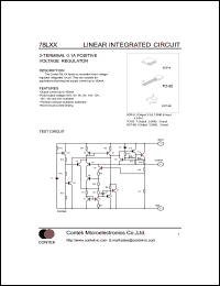 datasheet for 78L05 by 