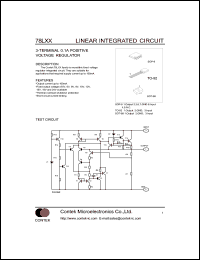 datasheet for 78L09 by 