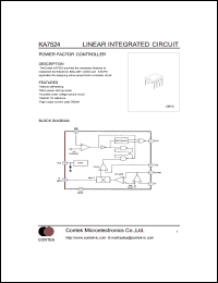 datasheet for KA7524 by 