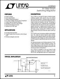 datasheet for LT1076CT-5 by Linear Technology