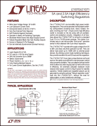 datasheet for LT1071CT by Linear Technology