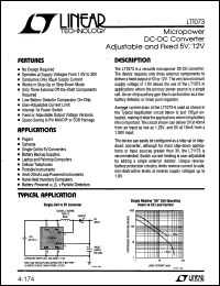 datasheet for LT1073CS8-5 by Linear Technology