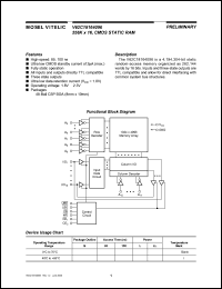 datasheet for V62C18164096LL-100B by Mosel Vitelic