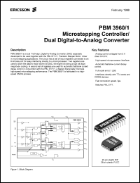 datasheet for PBM3960/1QNT by Ericsson Microelectronics