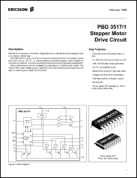 datasheet for PBD3517/1SOS by Ericsson Microelectronics