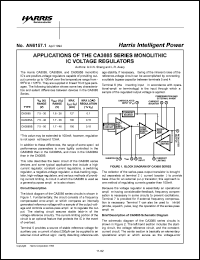 datasheet for CA3085 by Harris Semiconductor