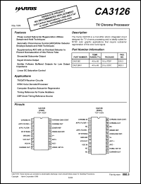 datasheet for CA3126M1 by Harris Semiconductor