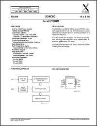 datasheet for X24C00S by 