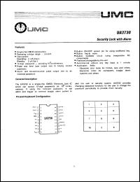 datasheet for UA3730 by UMC (United Microelectronics Corporation)
