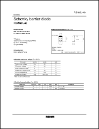 datasheet for RB160L40 by ROHM