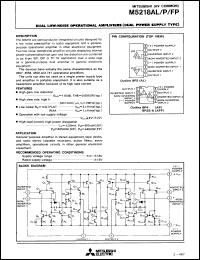 datasheet for M5218AP by Mitsubishi Electric Corporation, Semiconductor Group