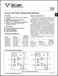 datasheet for TC620CCOA by TelCom Semiconductor Inc.