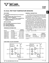 datasheet for TC620CCPA by TelCom Semiconductor Inc.