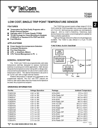 datasheet for TC622COA by TelCom Semiconductor Inc.