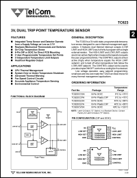 datasheet for TC623CCOA by TelCom Semiconductor Inc.