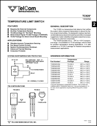 datasheet for TC626040VAB by TelCom Semiconductor Inc.