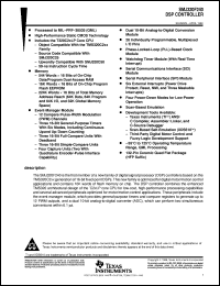 datasheet for SMJ320F240HFPM40 by Texas Instruments
