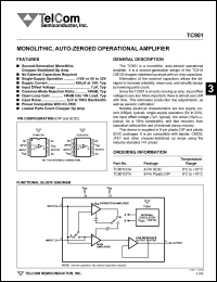 datasheet for TC901COA by TelCom Semiconductor Inc.