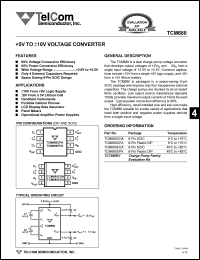 datasheet for TCM680COA by TelCom Semiconductor Inc.