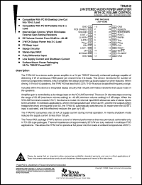 datasheet for TPA0142PWP by Texas Instruments