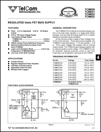 datasheet for TCM850COA by TelCom Semiconductor Inc.