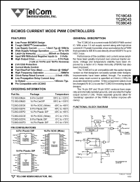 datasheet for TC38C43CPA by TelCom Semiconductor Inc.