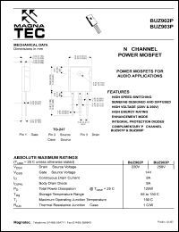 datasheet for BUZ903P by 