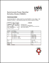 datasheet for 1N5829 by 