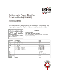 datasheet for 1N5830 by 