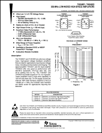 datasheet for THS4021CDGN by Texas Instruments