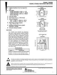 datasheet for THS4041CD by Texas Instruments